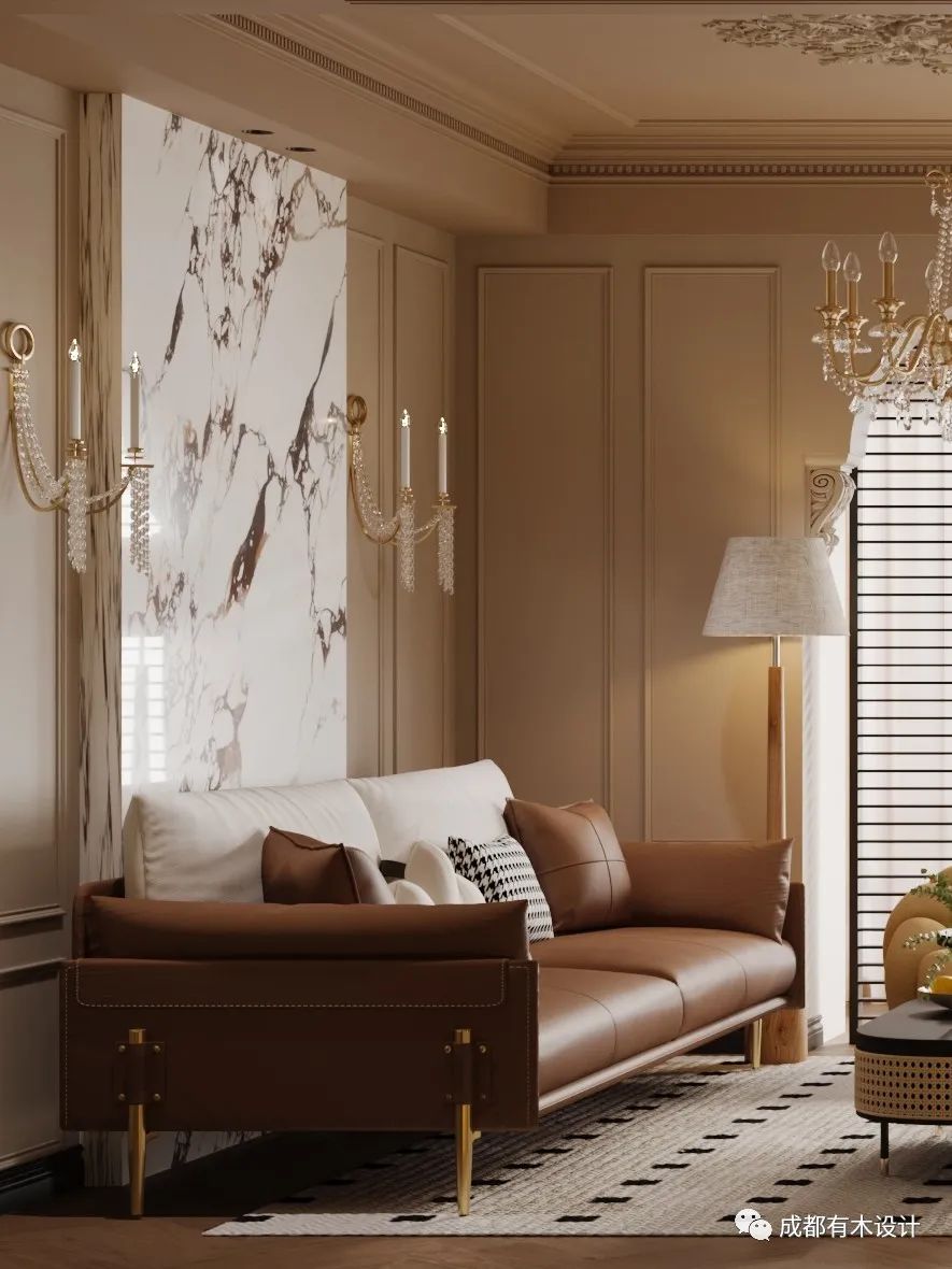 金沙城锦西观棠 · 法式复古的岁月静好丨有木设计-1