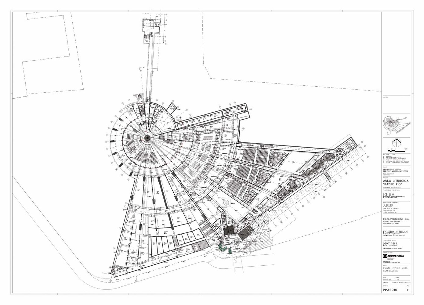 意大利圣 Giovanni Rotondo  Padre Pio 朝圣教堂——温馨包容的现代宗教建筑-56