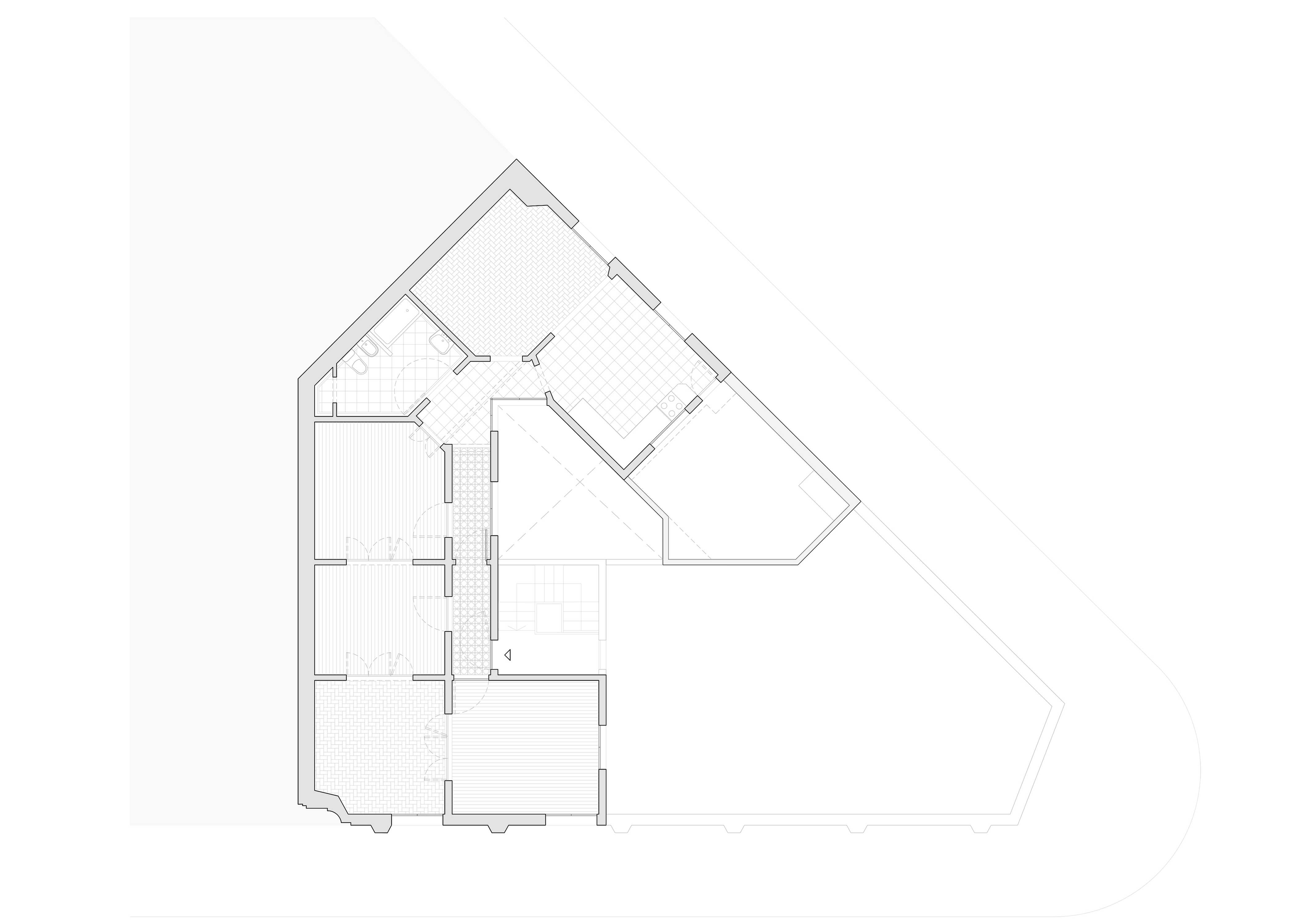 Hoek 公寓改造项目丨阿根廷拉普拉塔丨Estudio Linea-33