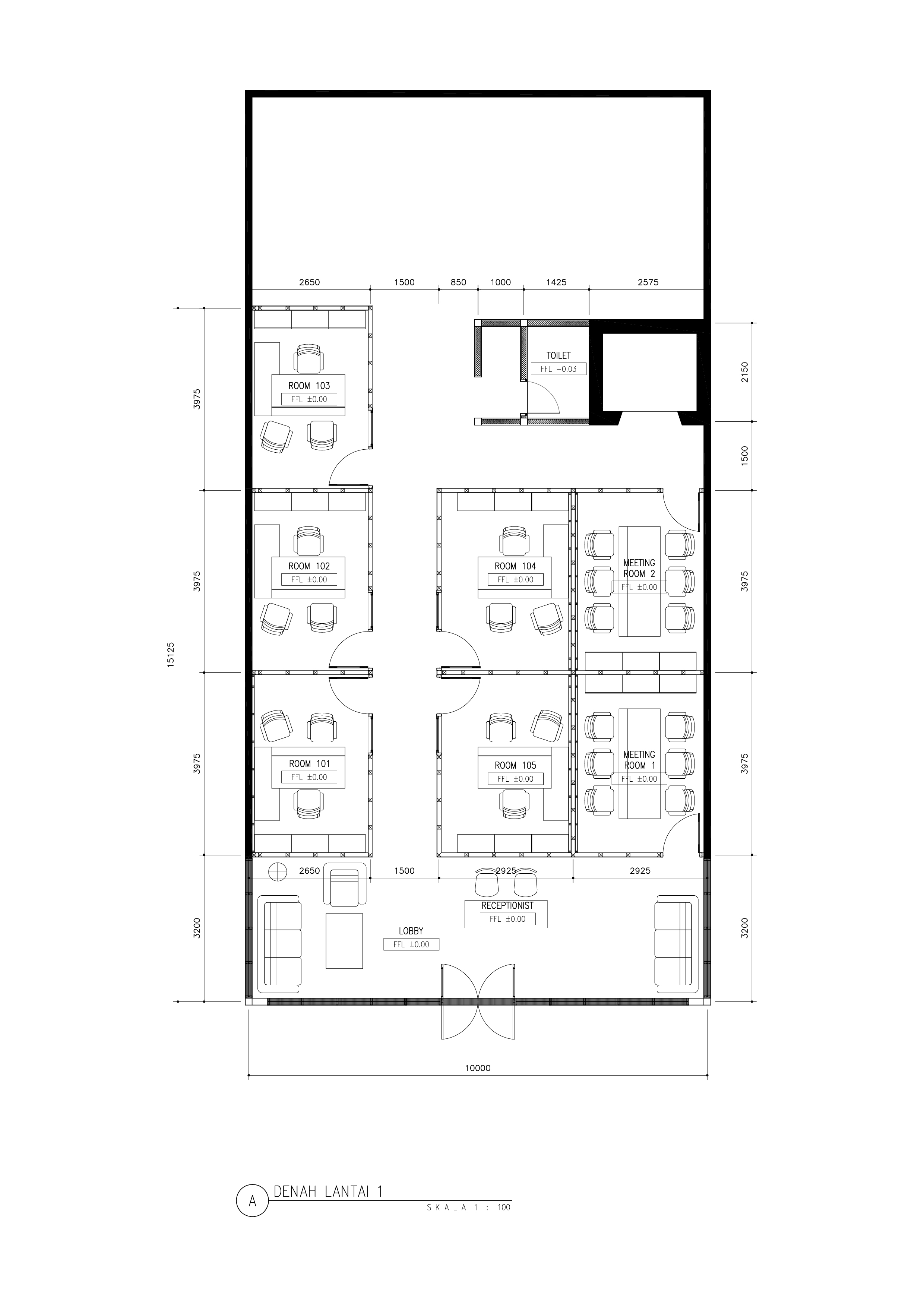 PT·Dynami Makmur Lestari 室内办公室设计丨PT Nusa Multi Dimensi-11