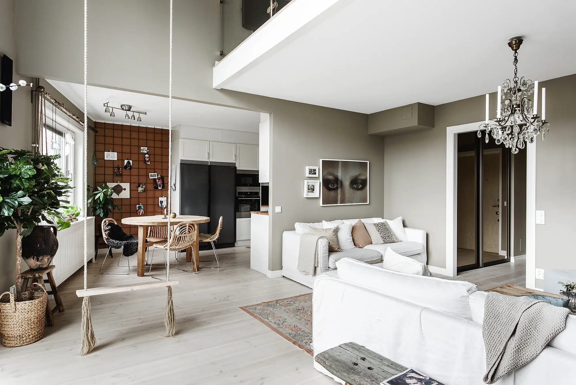 客厅里的秋千 | 打造全家乐享的游戏空间-5