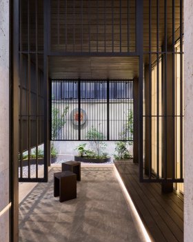 Chawan Cabinet exhibition by Theaster Gates