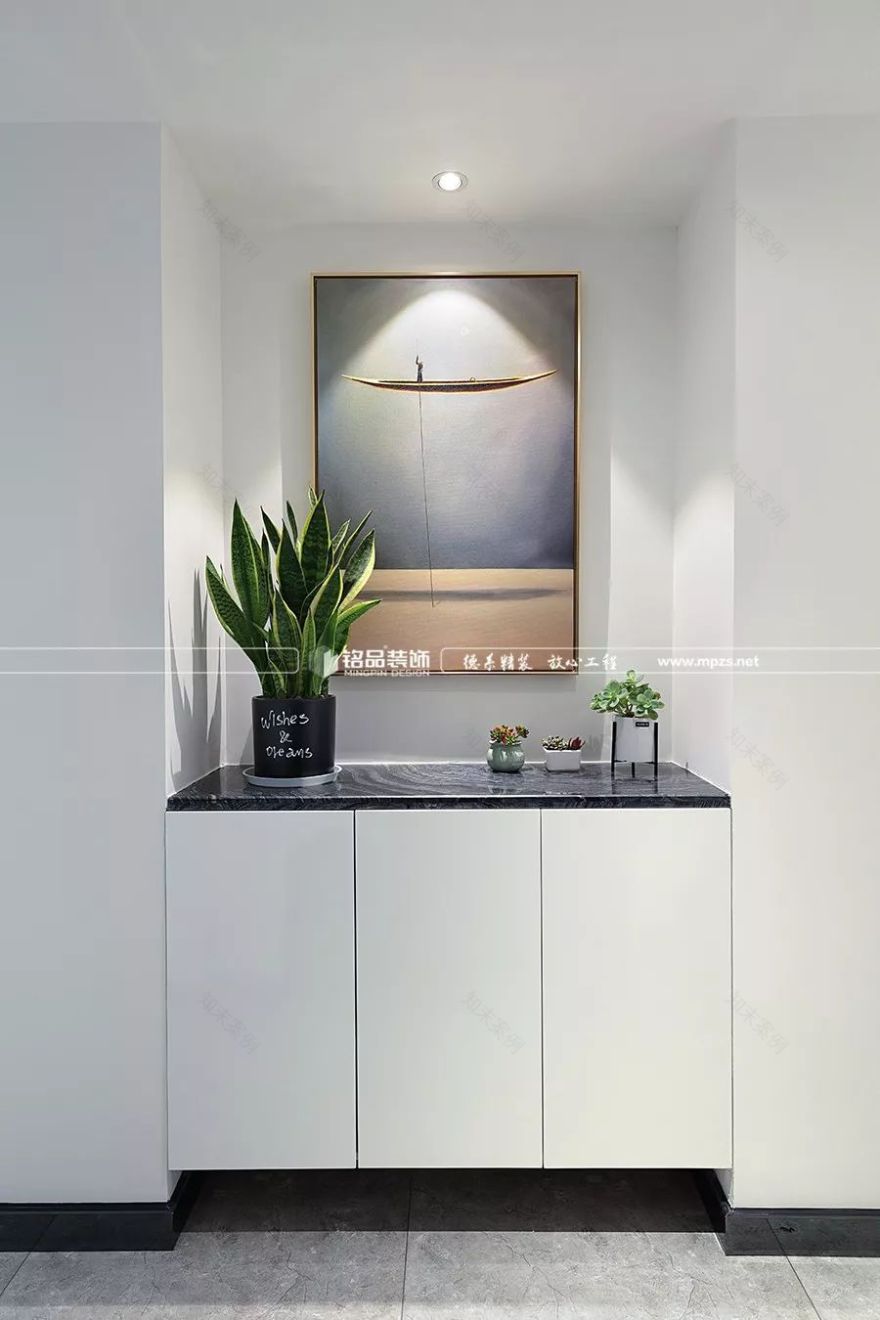 现代风格六合天寓,黑白色调演绎高级感生活-7