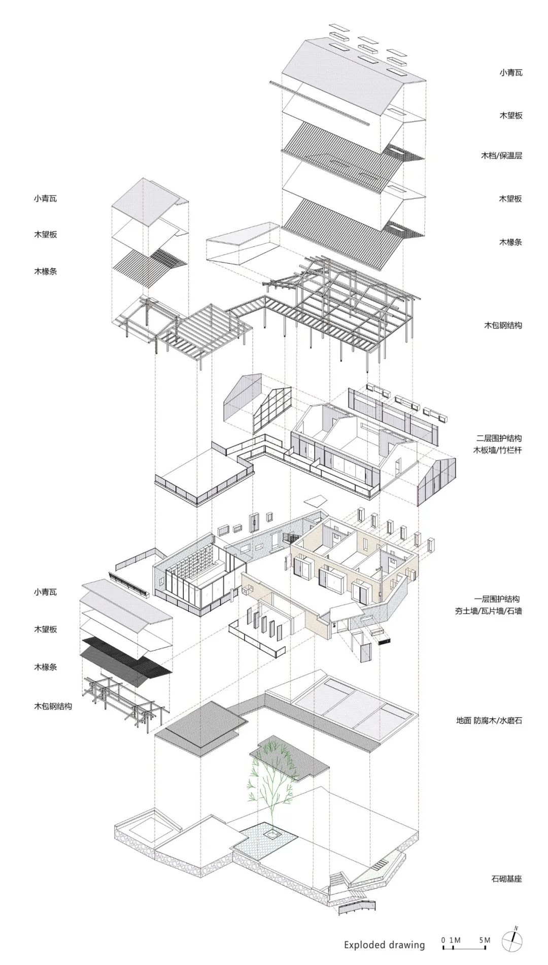  尌林建筑设计事务所丨武义梁家山·清啸山居·民宿建筑设计 丨中国浙江-141