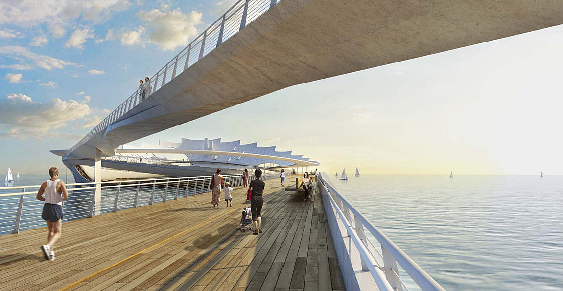 圣彼得斯堡码头 “The Lens” 设计方案丨美国丨迈克尔·马尔赞建筑事务所,汤姆·利德工作室-11