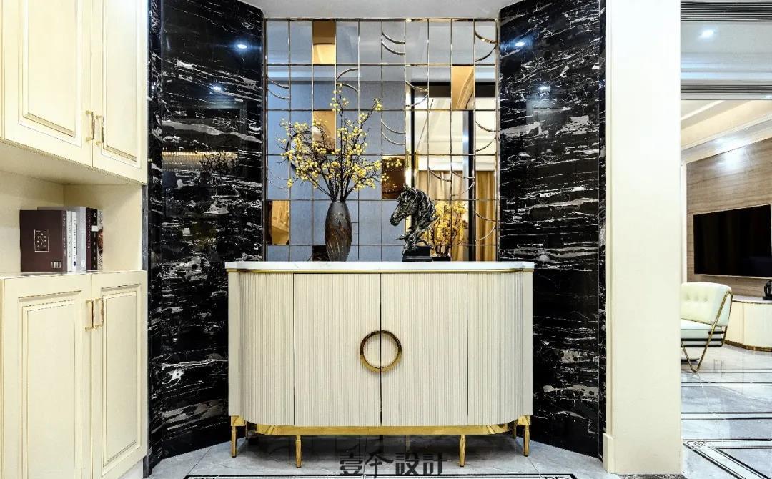 轻奢改造,八角玄关、开放式厨房打造现代宜居空间-17