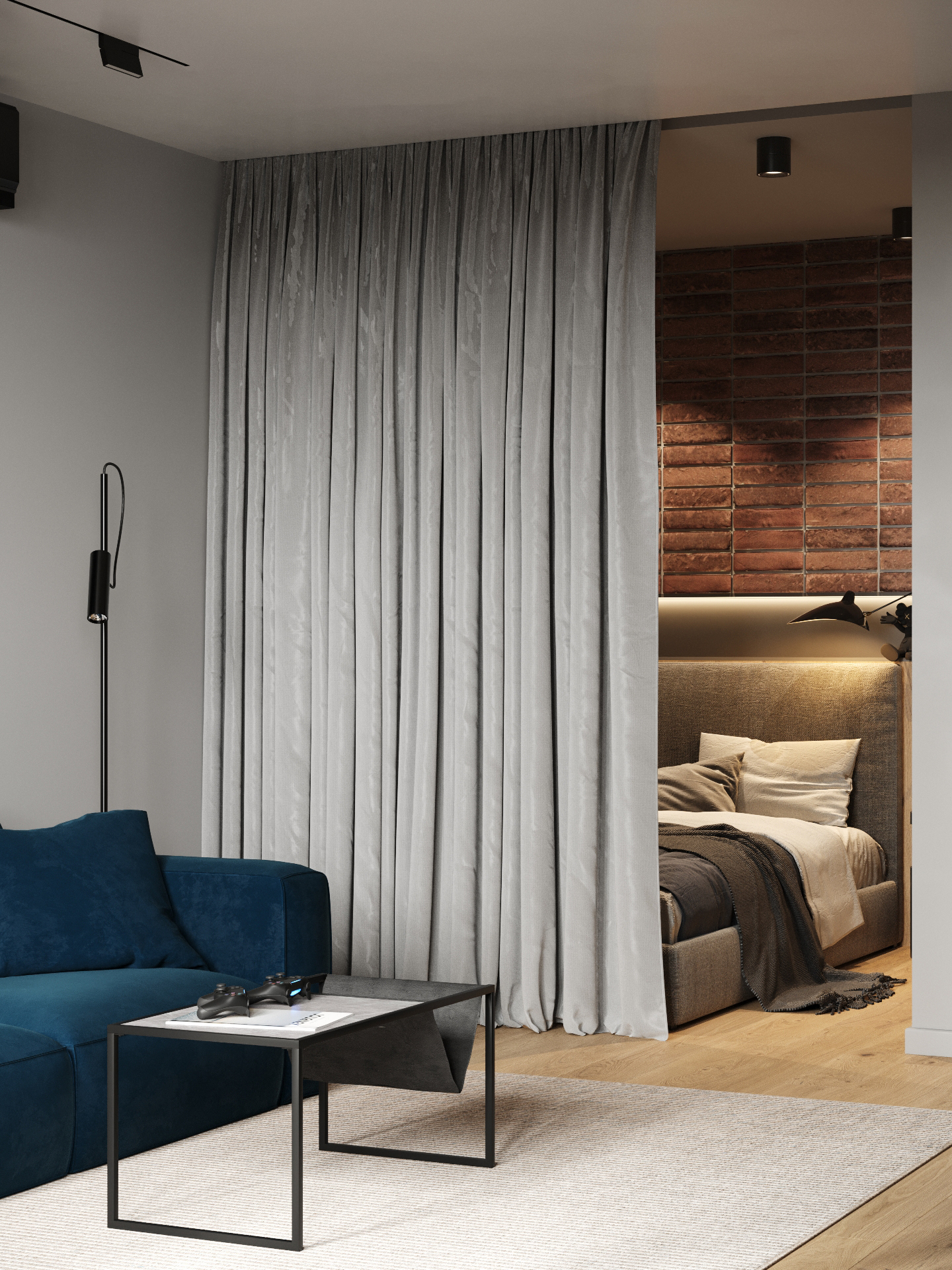 单间公寓丨RussiaMoscow丨Light Corner Studio-11