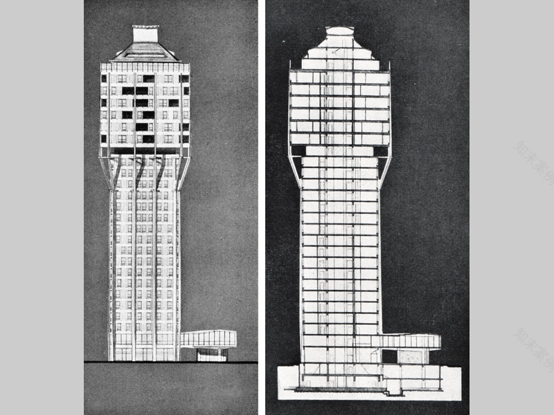Velasca Tower(韦拉斯卡塔楼)丨意大利米兰丨BBPR partnership(吉安路易吉·班菲等四人团队)-27