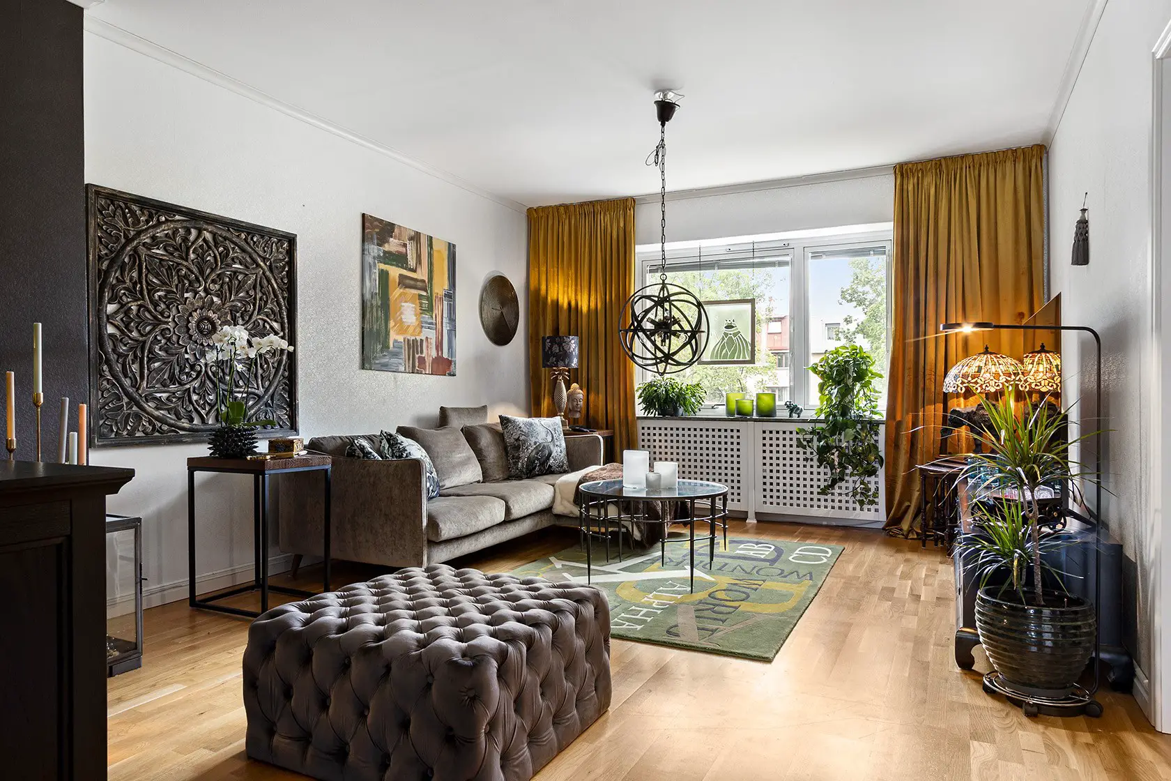 色彩斑斓的瑞典 77m2 公寓 | 极简与丰富的完美结合-7