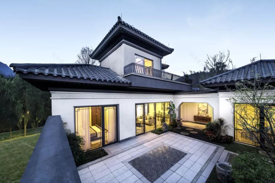 新中式美学大宅,传承中国建筑之美-162