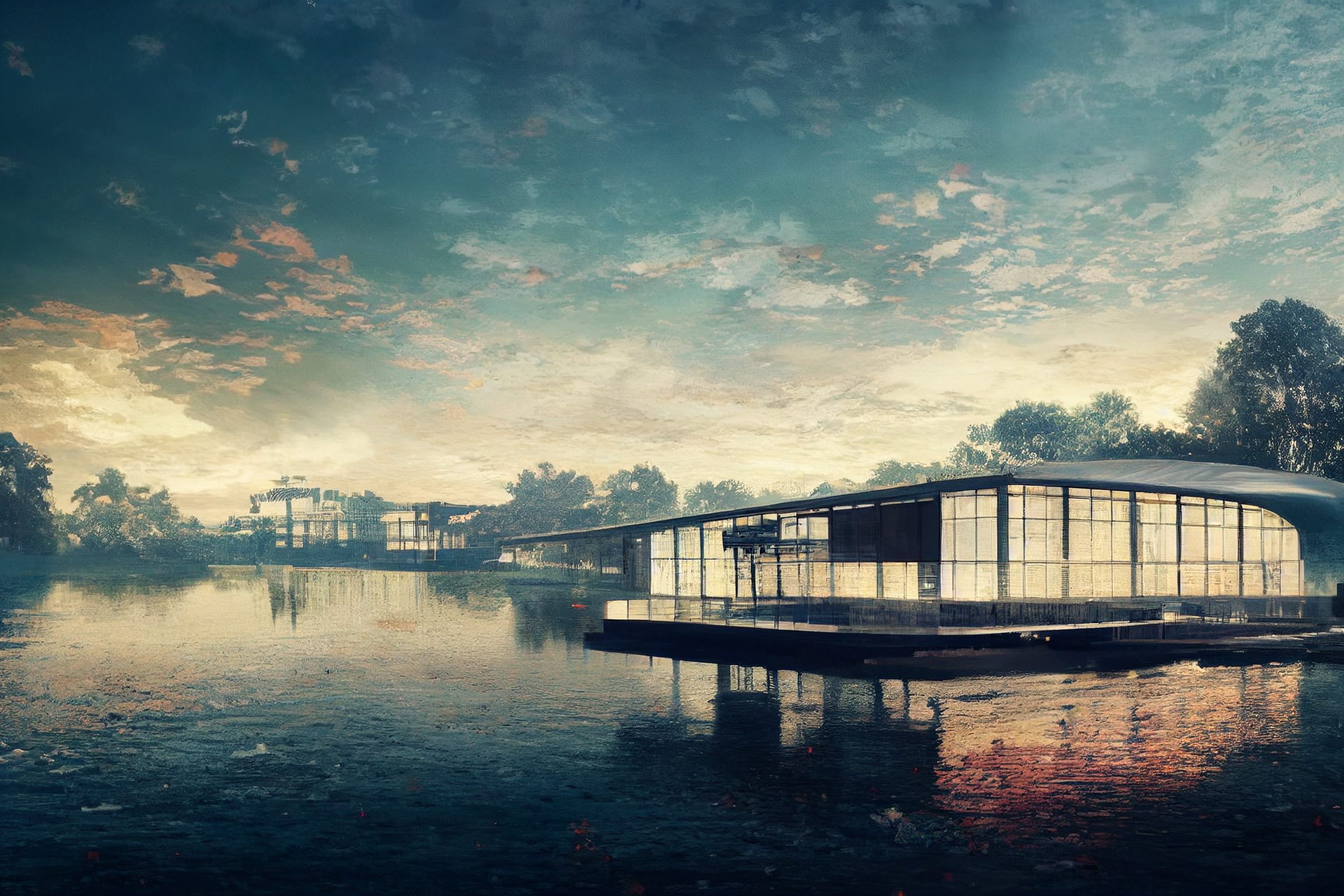 湖边四季   /  建筑概念 -2