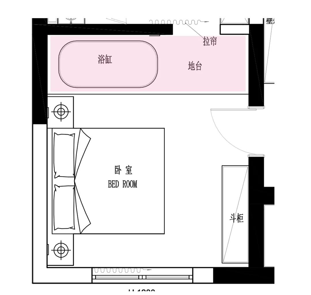 105㎡空间魔法 | 藏进 1.5 套卫生间的家-12