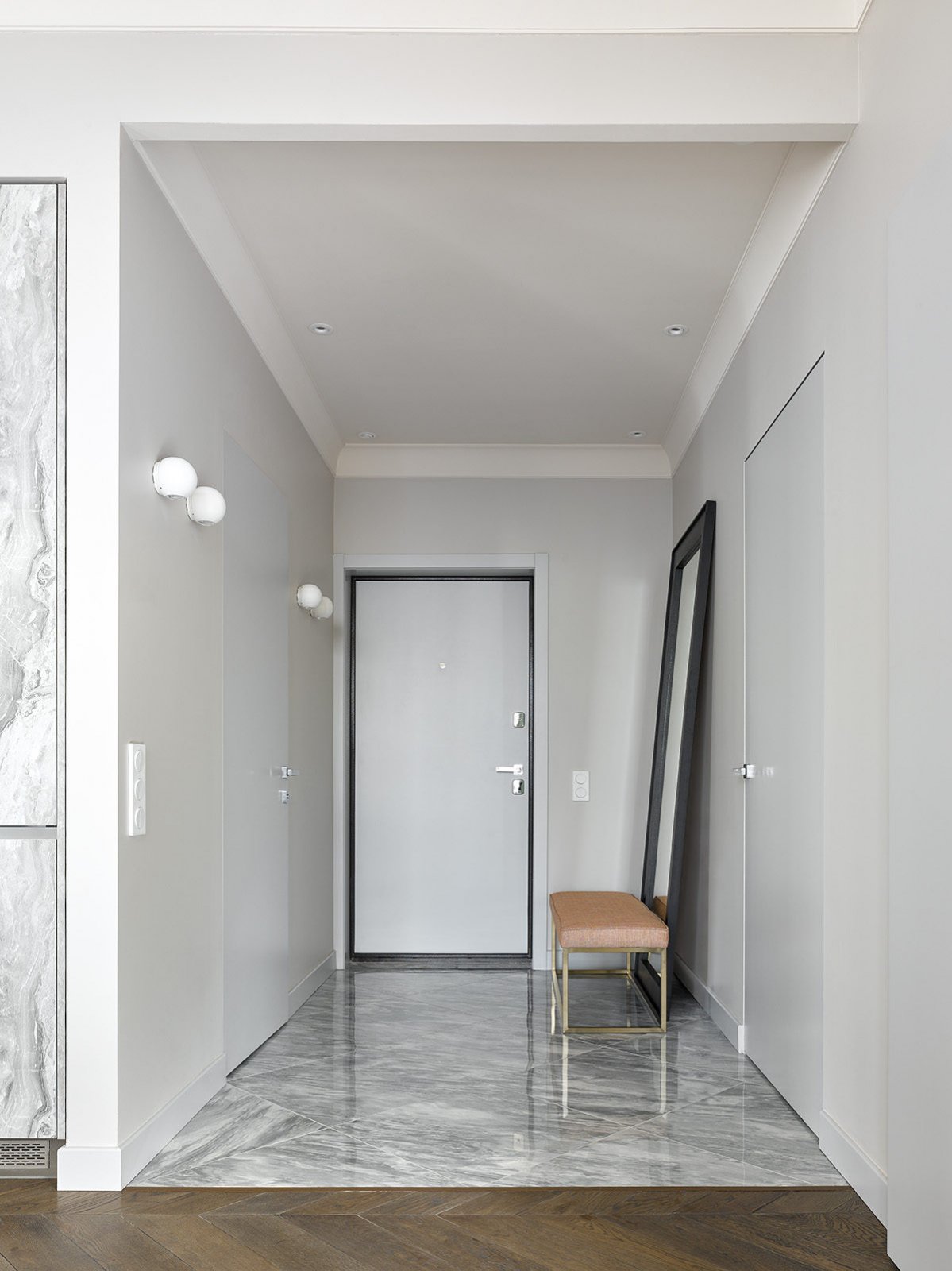 莫斯科 83㎡素雅风公寓，舒适现代的空中体验-7