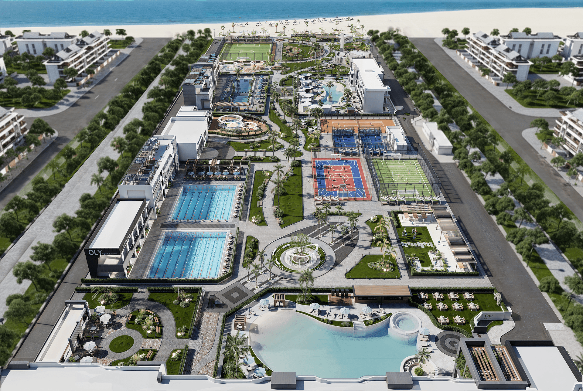 OLY BEACH CLUB海滩俱乐部设计丨Helal Architects-14