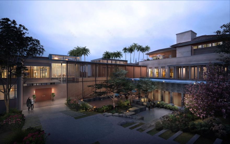 中国惠州喜来登会所景观规划-4