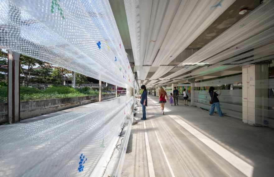 Wonder Live Corridor 公共艺术丨泰国曼谷丨Sata Na Architect-13