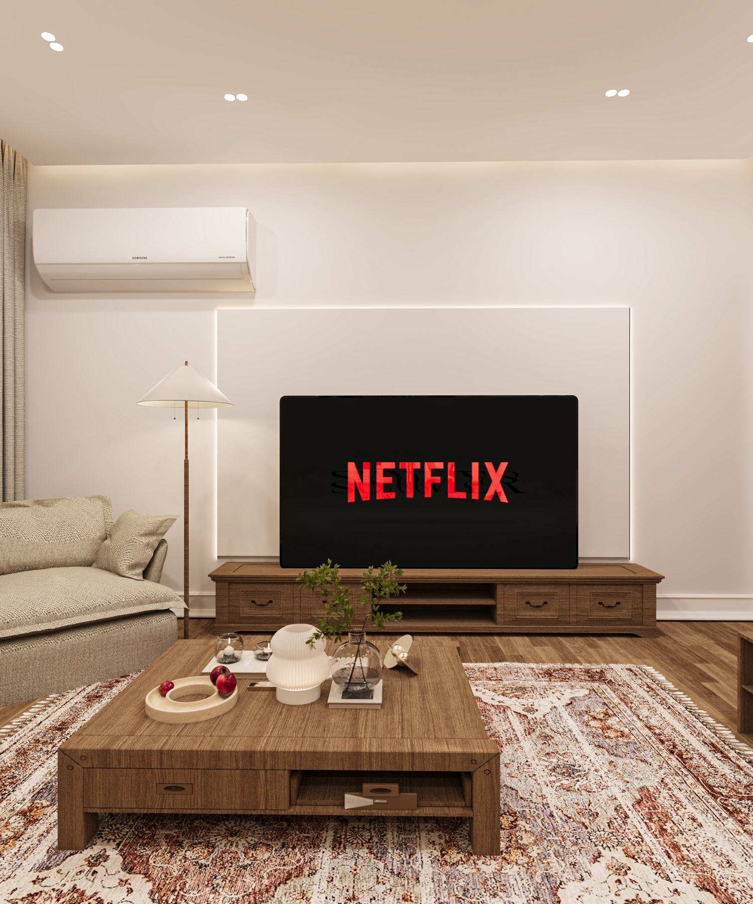 American living room-7