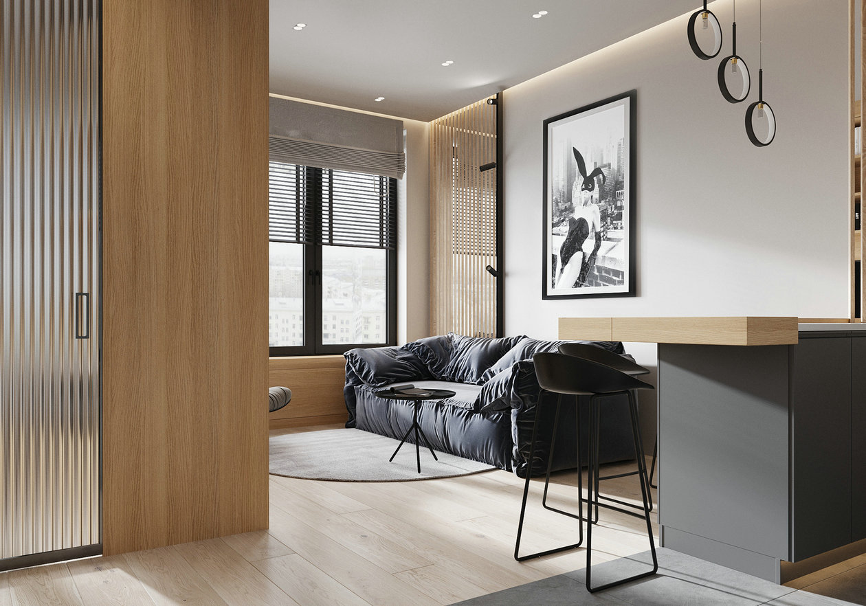 莫斯科小空间公寓设计丨俄罗斯莫斯科-5