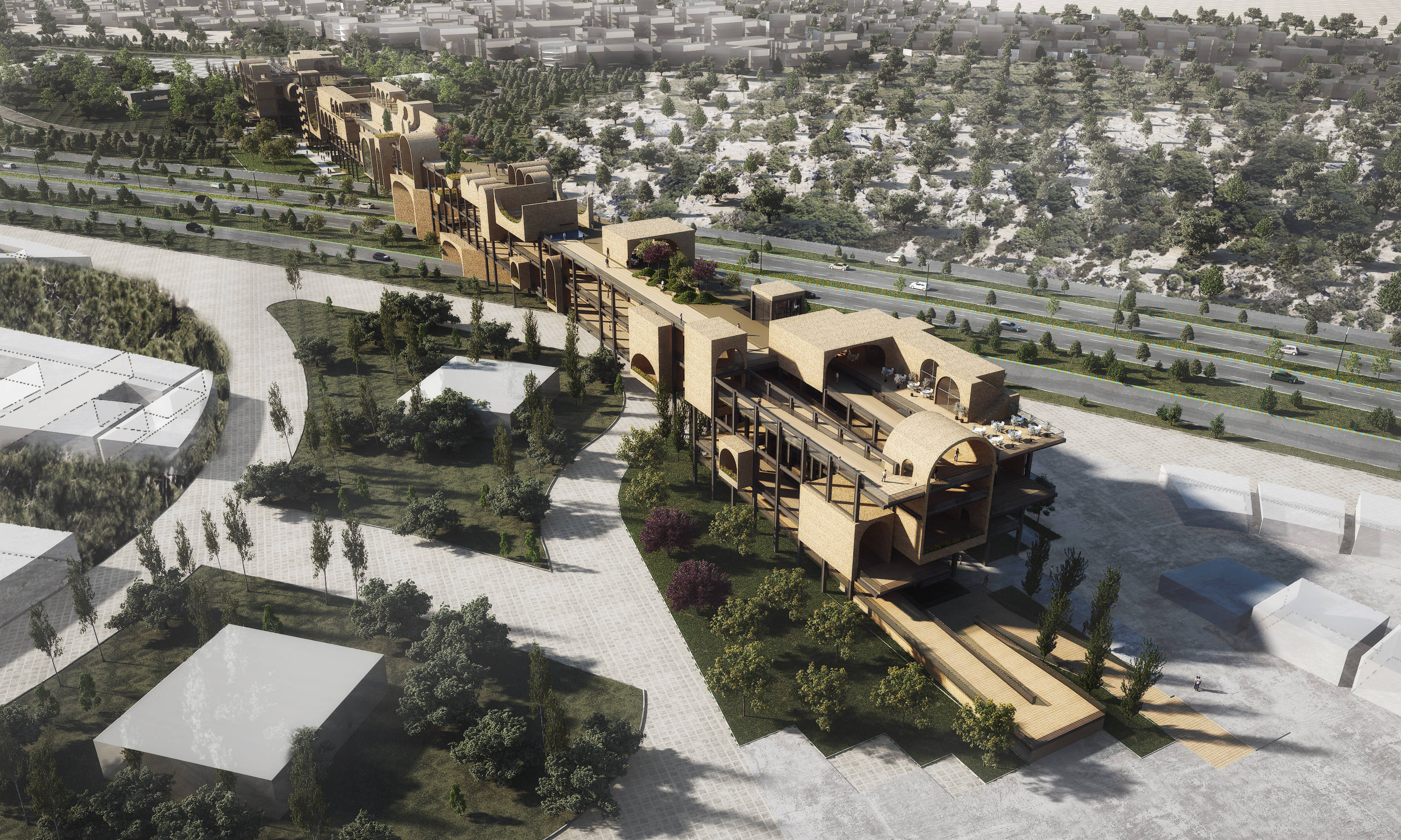 UrbanBridge 金属网格桥设计丨伊朗丨Ashari Architects-3