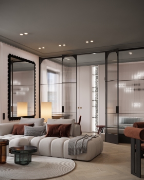 蓝色单身公寓丨marta_renderuje