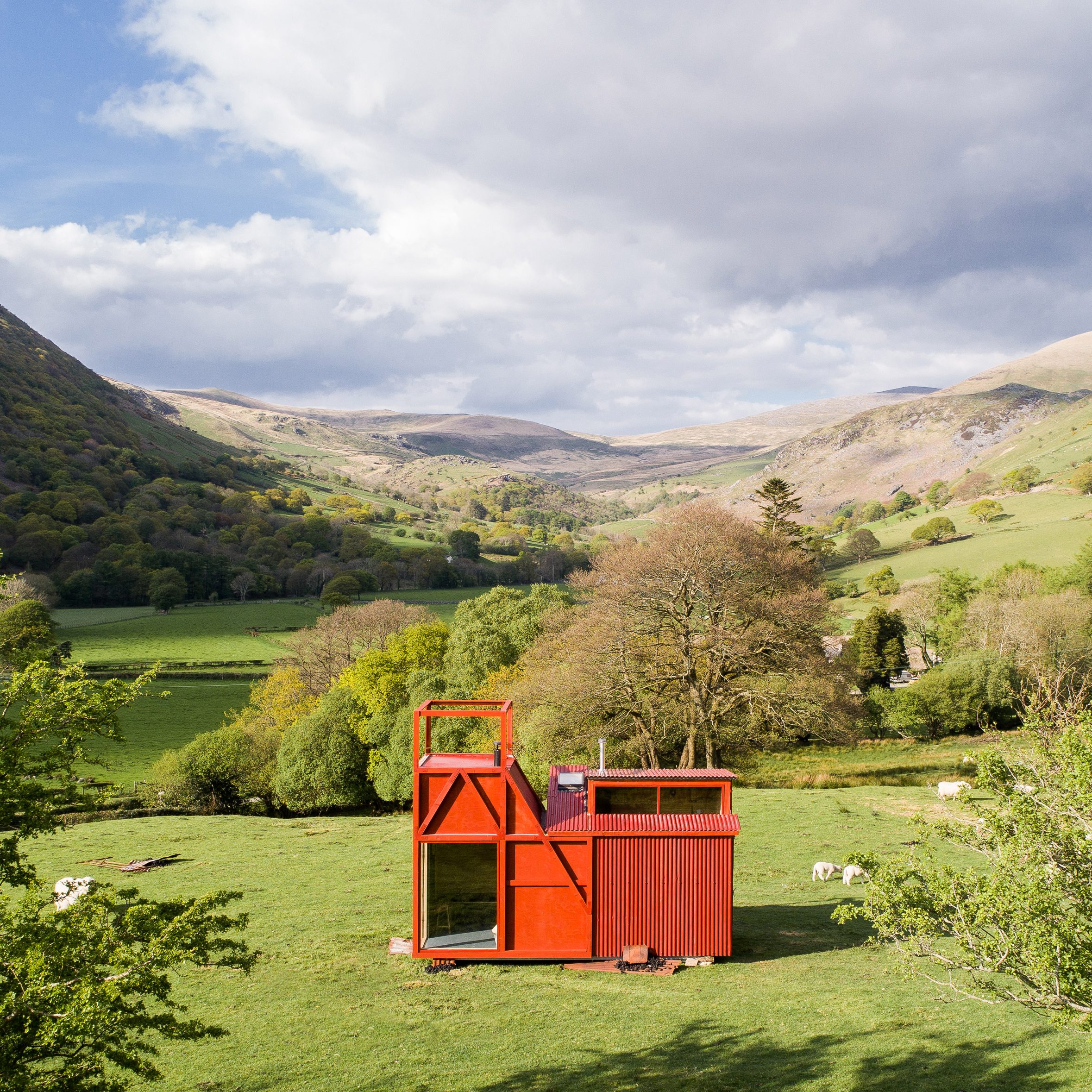 Eight pop-up "glamping" cabins built to tour the Welsh countryside-32
