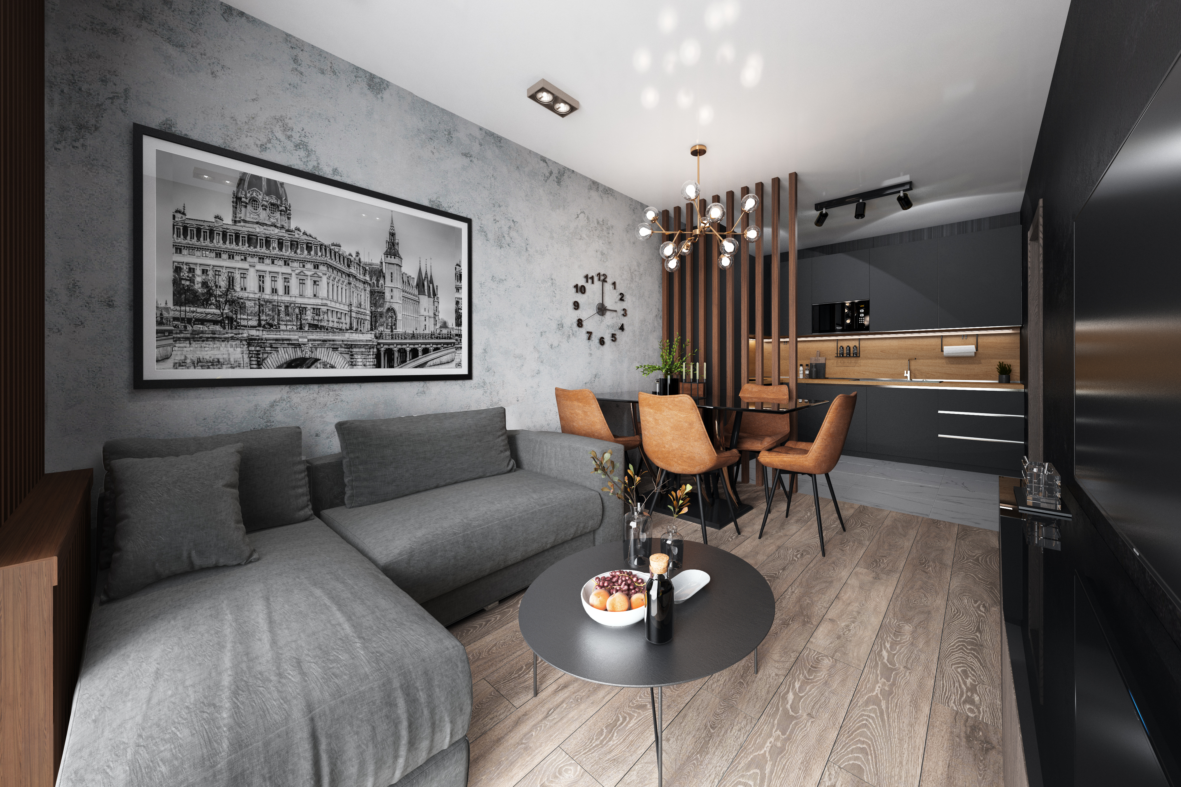 基辅工业风公寓丨乌克兰基辅-1