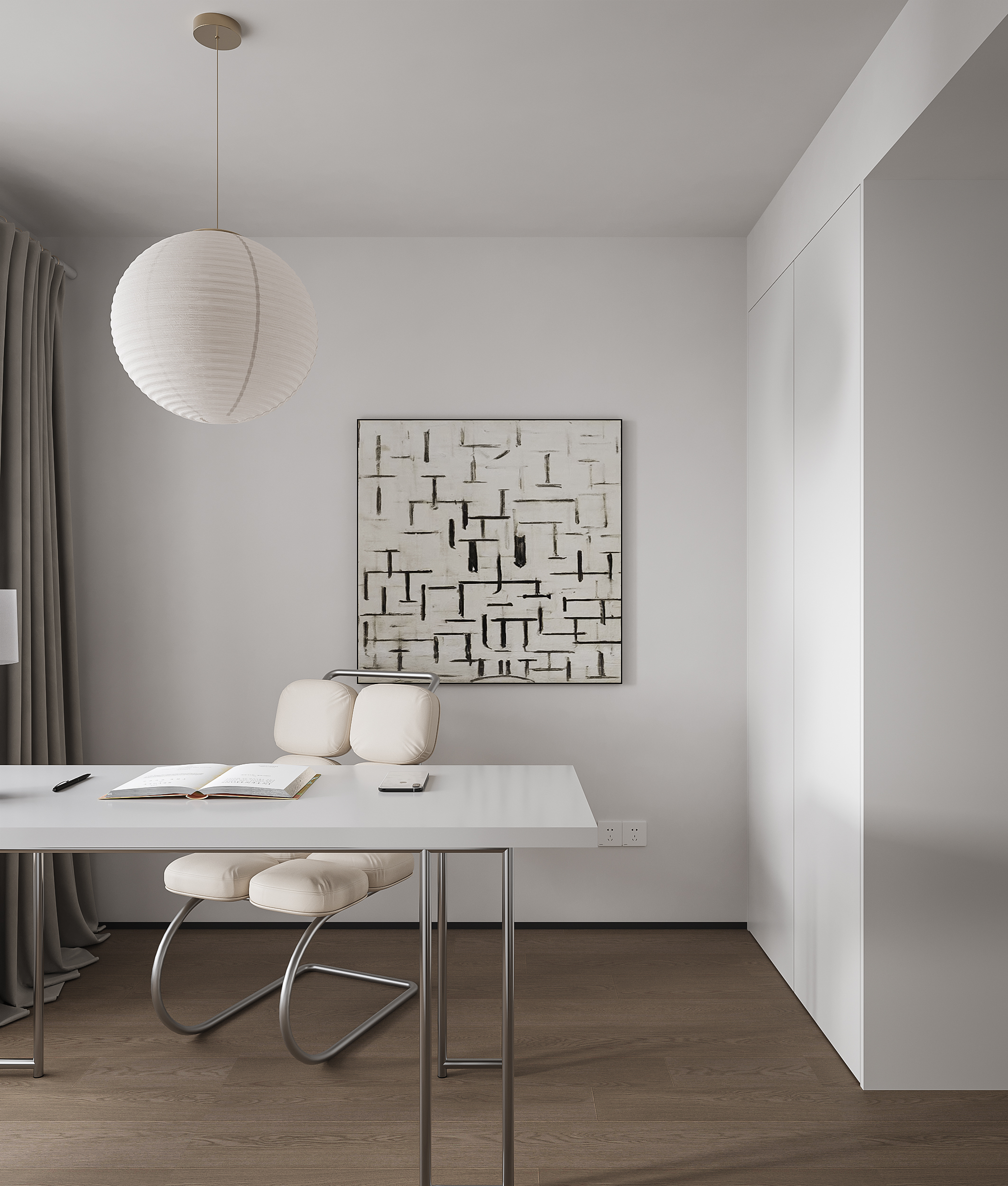 现代极简丨小九空间设计-18