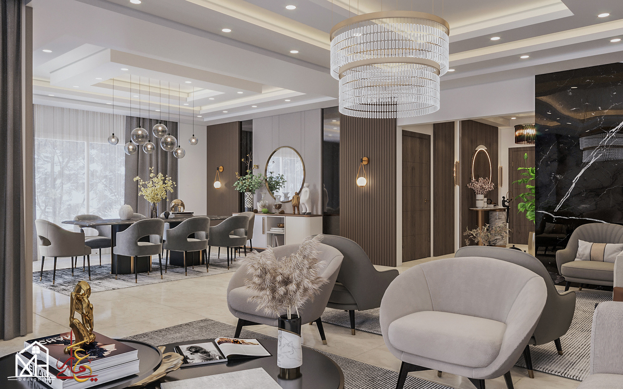 Modern Contemporary Reception & Entrance-14