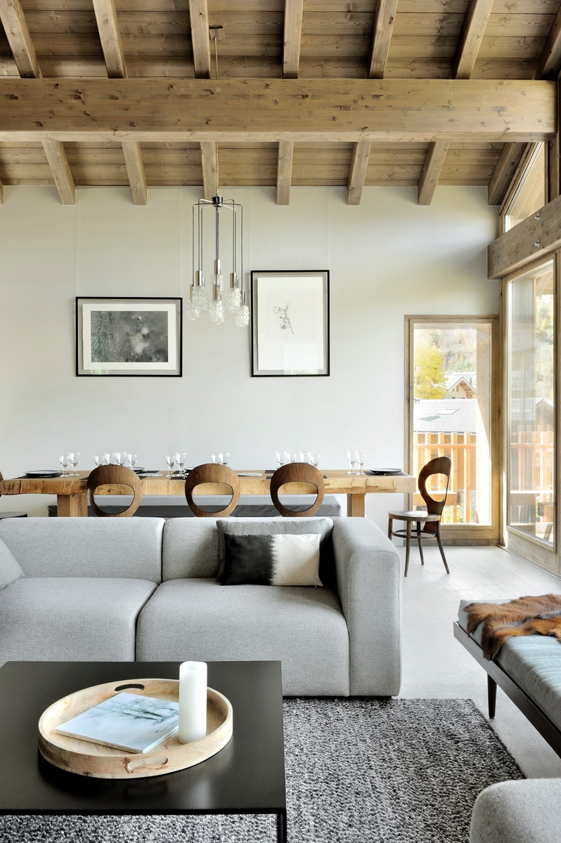 法式阿尔卑斯山现代简约木屋设计-6