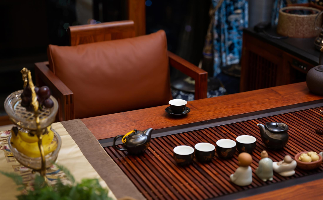 意米软装丨大平层的中式风雅-11