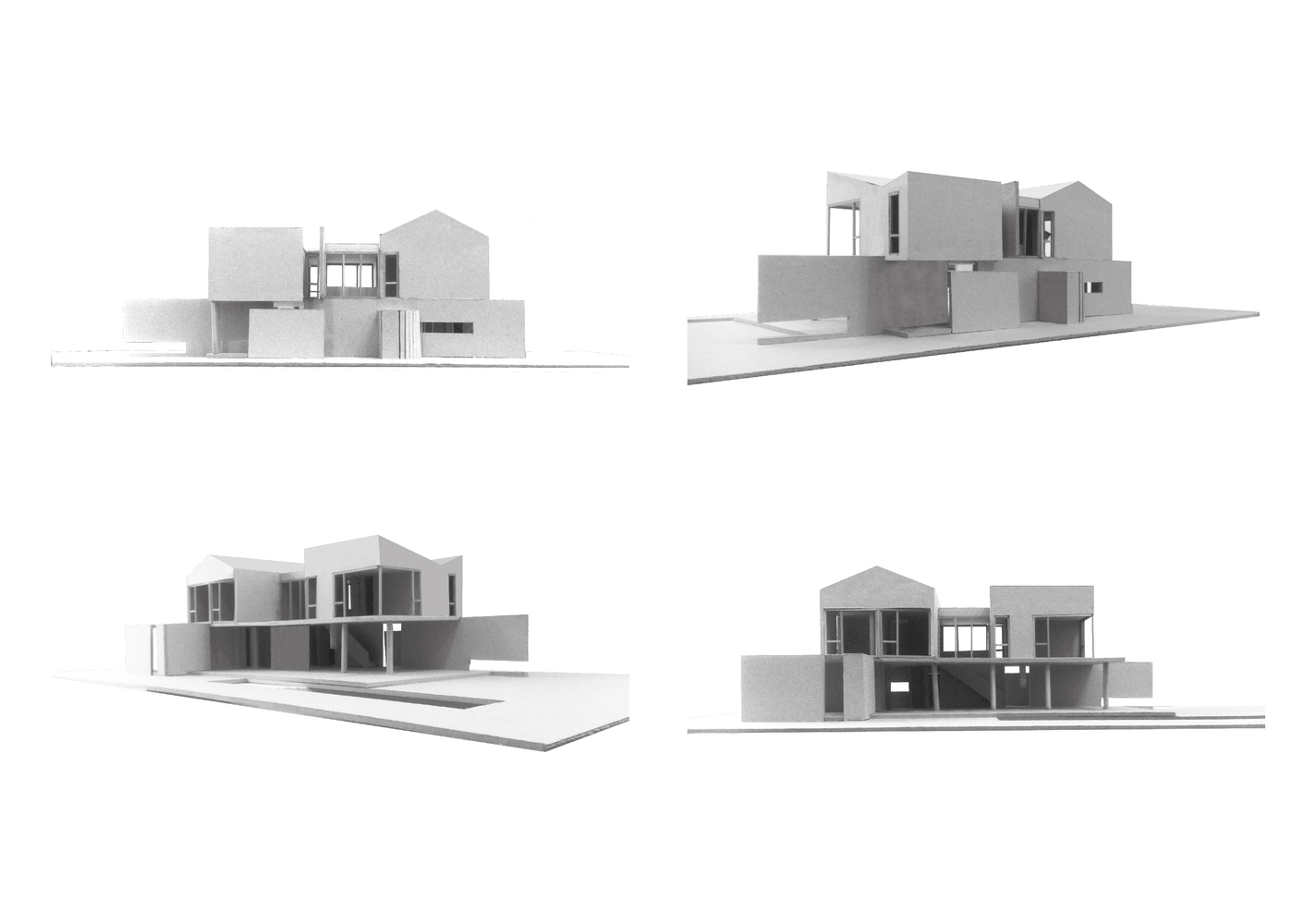 阿根廷封闭社区内的独特几何住宅-57