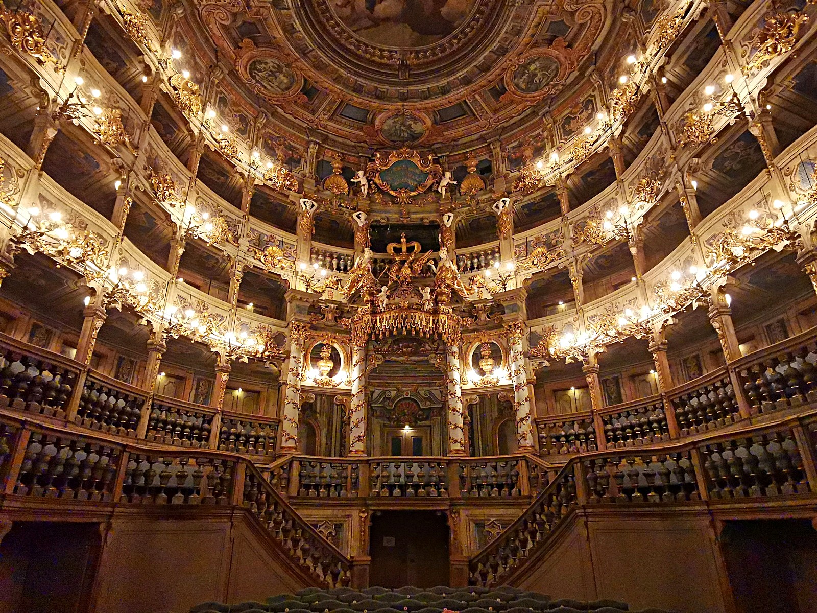 拜罗伊特侯爵歌剧院丨德国丨约瑟夫·圣皮埃尔（整体）,朱塞佩和卡洛·加利·达·比比耶纳（内部）-7