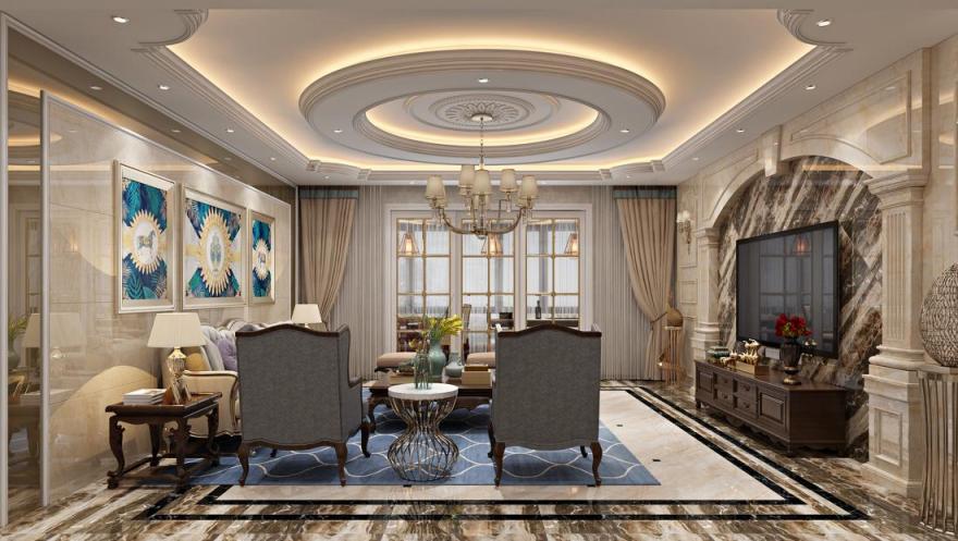 皮阿诺全屋定制卢浮宫欧式风格-2