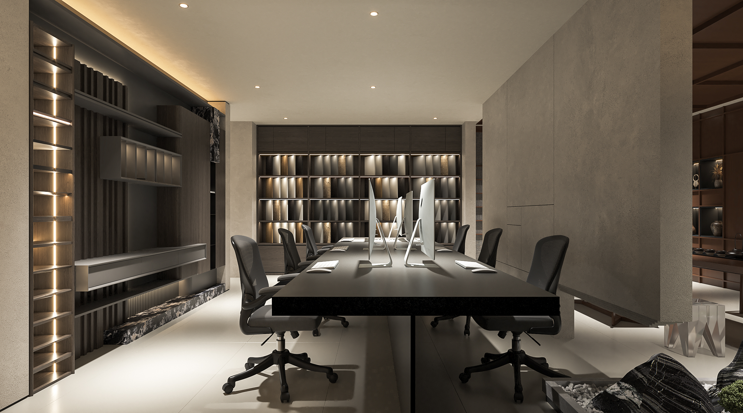 君ONE设计 · 意式高定展厅定制艺术级生活场景-22