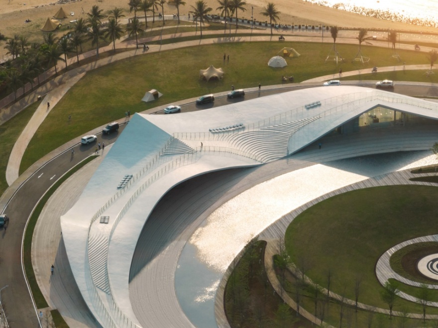 海口“天空之山”滨海驿站——浪漫海景与大地艺术完美融合-33