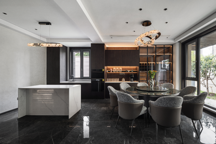 意式轻奢别墅设计丨上官睿璞设计-17