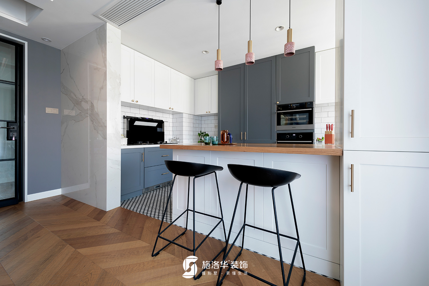 施洛华设计 | 百看不厌的北欧美宅，抚慰人心的一抹经典蓝-11