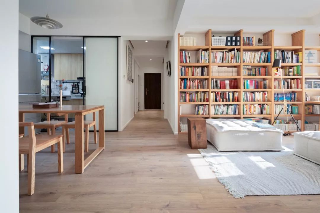 满屋书香〡如何让客厅成为一家3口都愿意共同使用的生活空间？-72