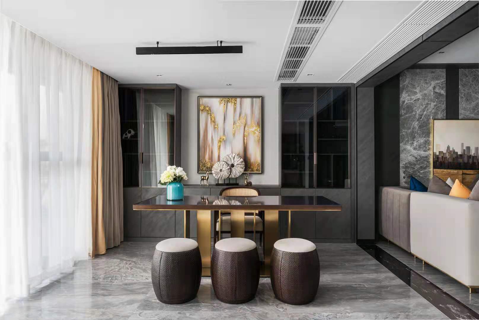 现代黑白灰下的温馨居所丨中国遵义丨陈国民设计团队-16