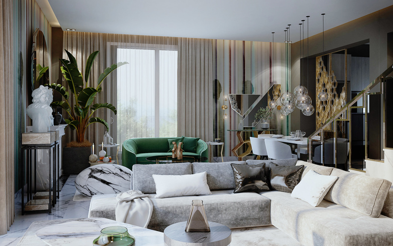 深圳海纳百川视觉表现摩登空间中的自然浪漫丨中国深圳-15