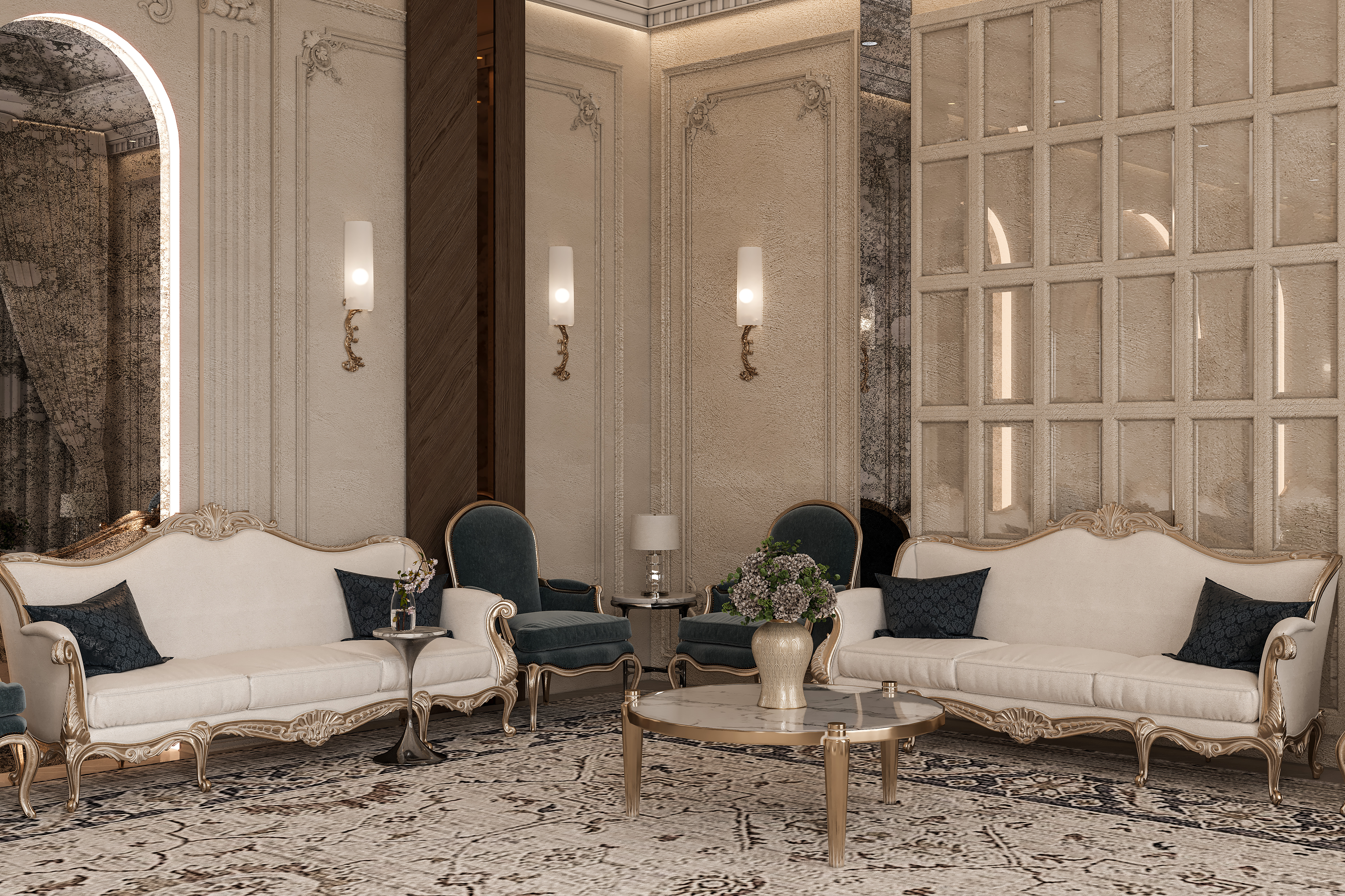 传统议会厅；传统议事厅（注：majlis常见意思为议会厅；议事厅，结合classic可这样翻译，不过在不同语境中可能有更合适的表达） 丨沙特阿拉伯-5