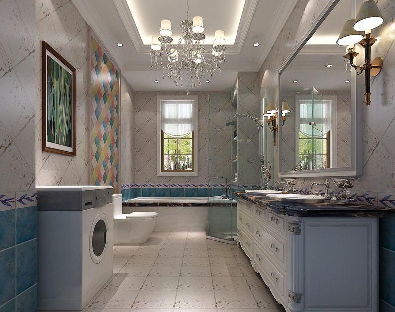 龙山艺墅 | 欧意混搭风格，展现350平米别墅沉稳大气之美-10