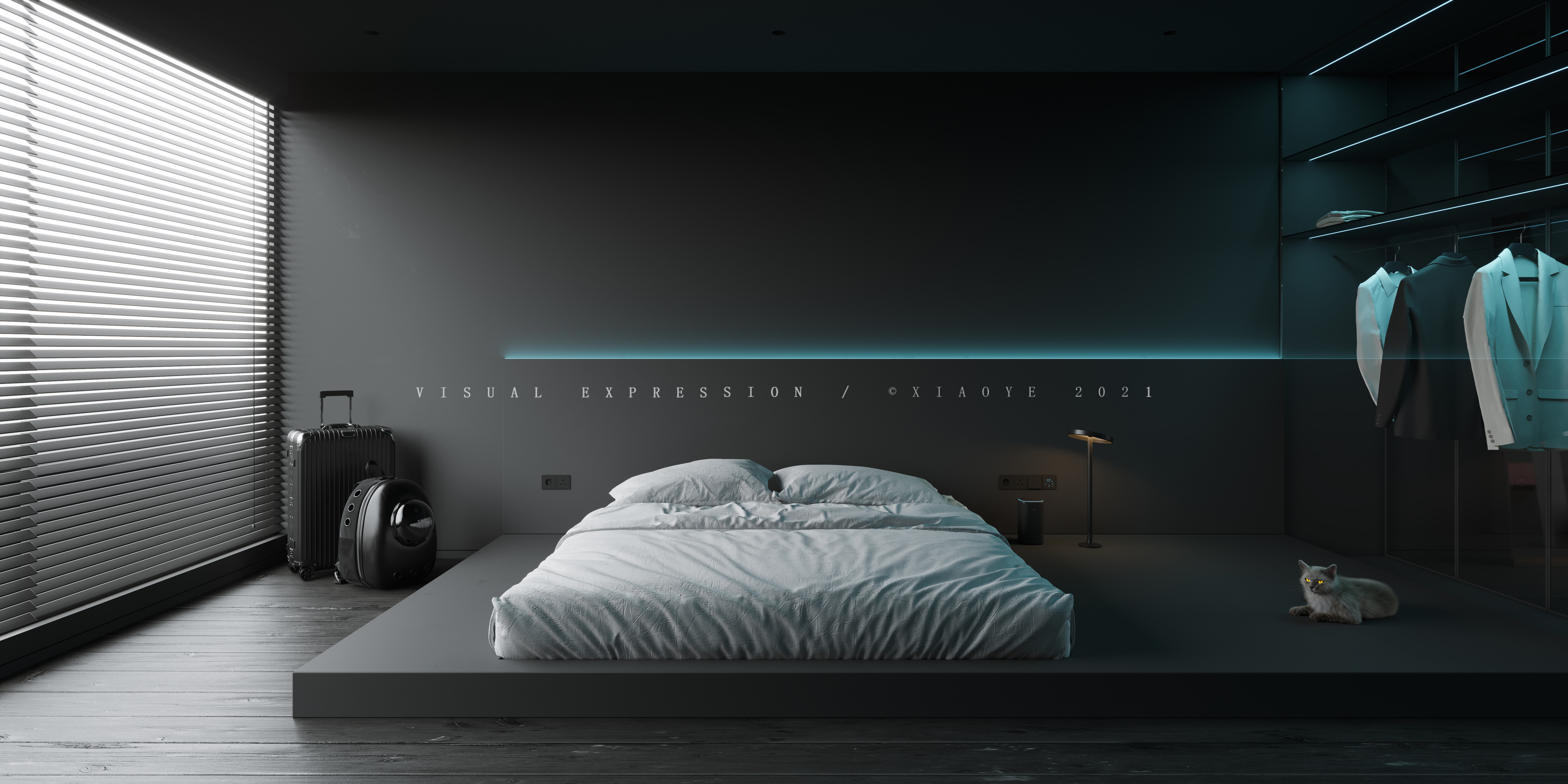 黑色视觉盛宴 · XIAOYE 室内设计作品-10