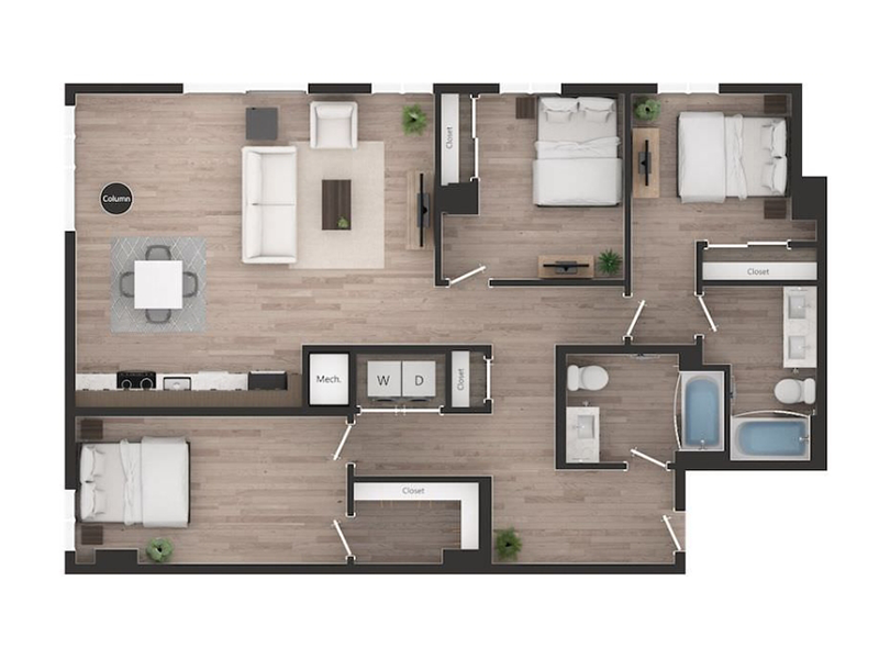 Skyglass Apartments 租赁住宅楼丨美国西雅图-48