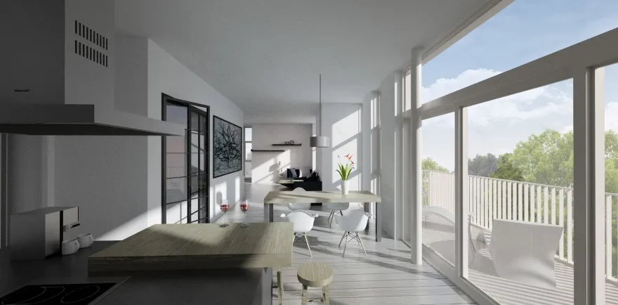 荷兰绿意盎然的三层别墅设计-25