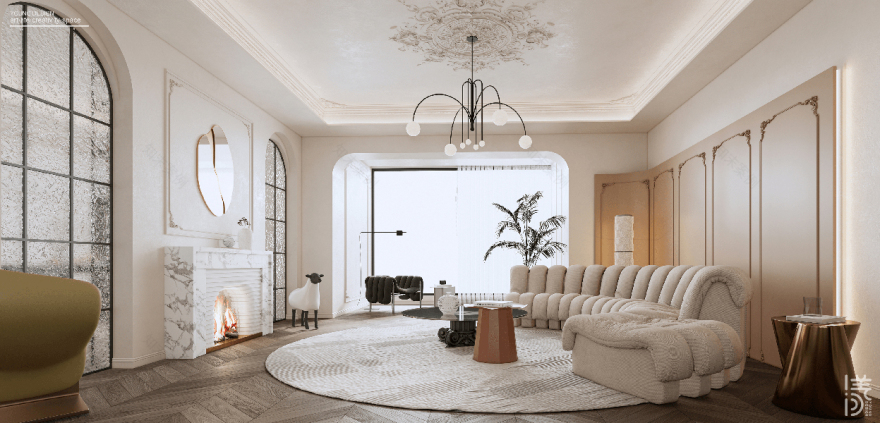 现代轻法式三代居丨深圳漾空间设计有限公司-13