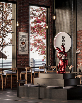 Black Slate | Modern Industrial Cafe