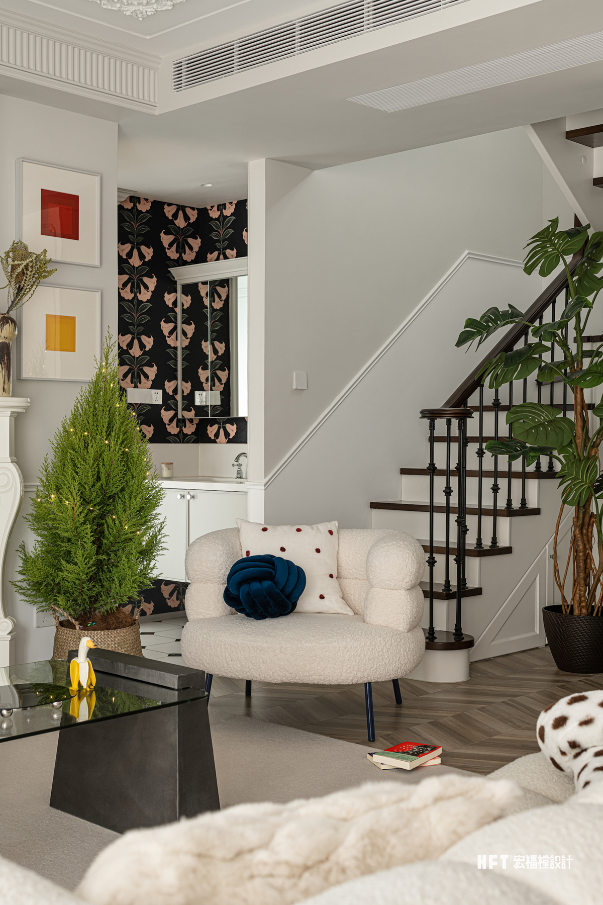 法式混搭住宅设计丨中国成都丨成都宏福樘设计-40