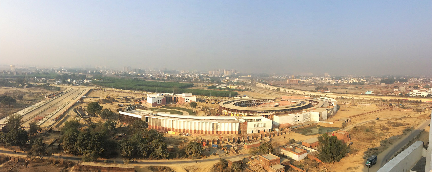 印度红拱螺旋城市市集-Avadh Shilpgram / Archohm Consults-66