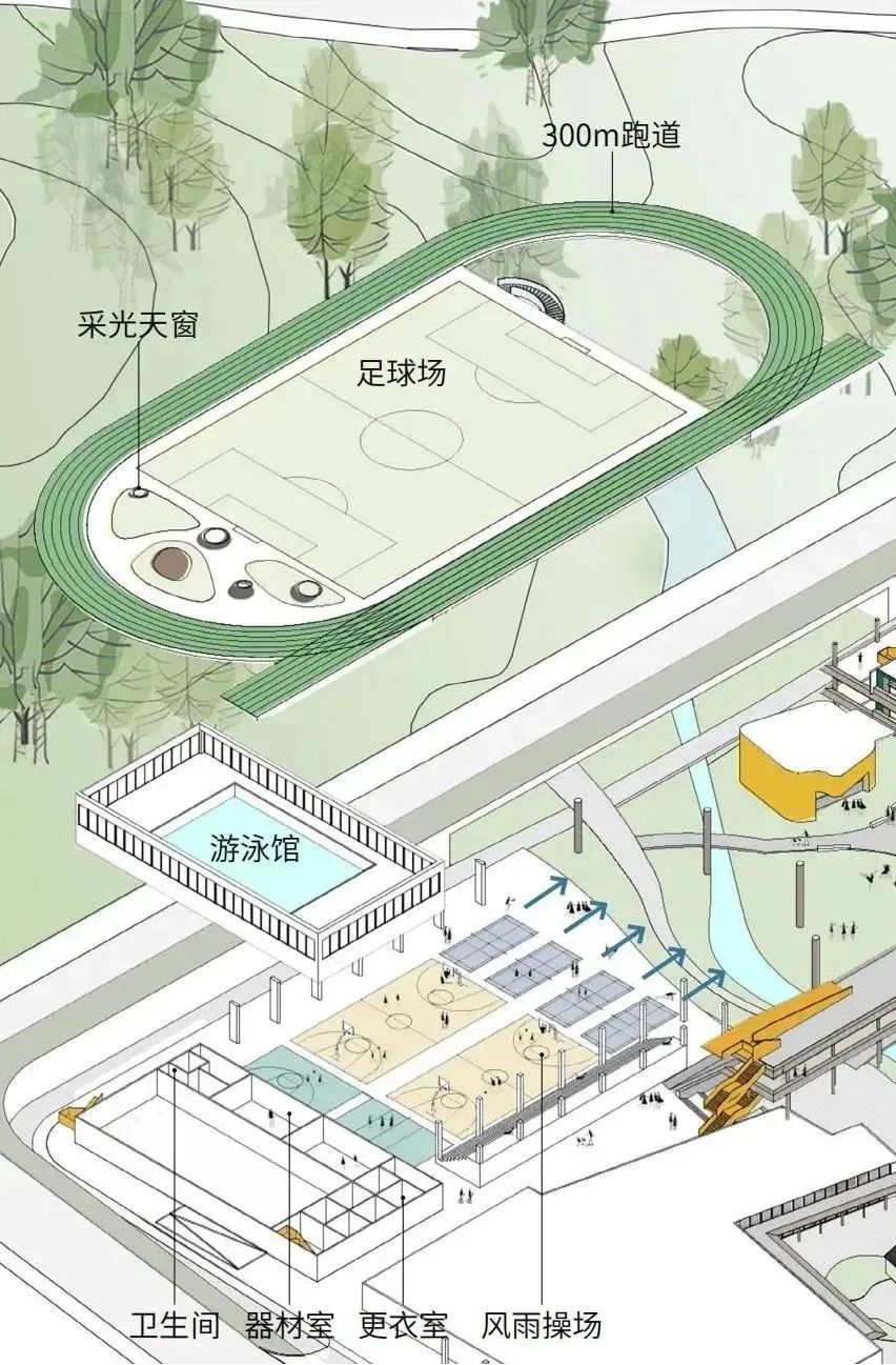 深圳龙岗山厦学校方案设计丨中国深圳丨刘宇扬建筑设计顾问（上海）有限公司-78